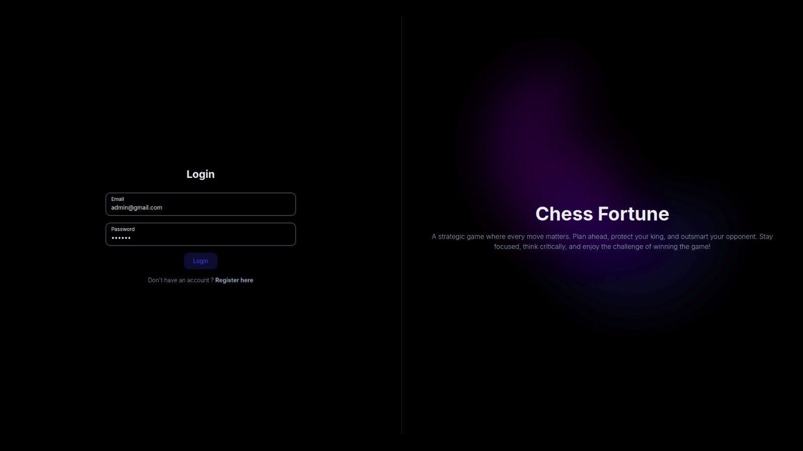 Chess Fortune Dashboard